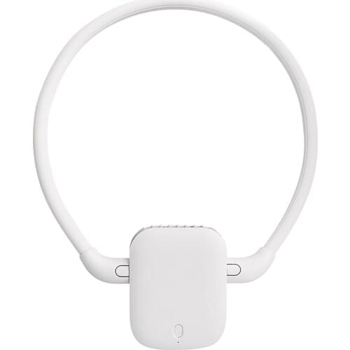 Necklace Fan USB Rechargeable 360 Degree Adjustable With 3 Speeds Portable Hanging Neck Fan for Outdoor Sports Travel