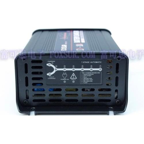 FOXSUR 12V 10A 150W Fully Automatic Battery Charger, 7-stage smart Lead Acid Battery Charger AGM GEL WET CA Car battery charger