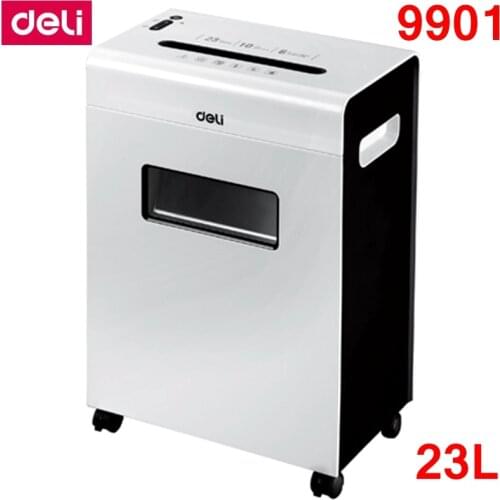 [ReadStar]Deli 9901 Electric paper shredder office 23L volume 220-230VAC/50Hz Power saving auto stop Paper shredder Drawer type