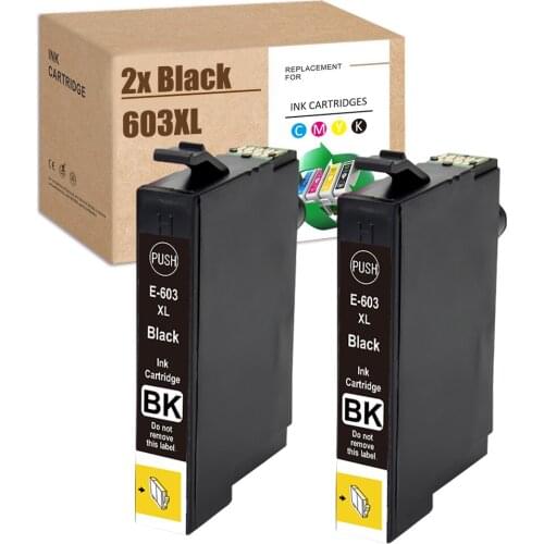 Compatible for Epson 603 603XL Black for XP 2100 XP2105 XP-4105 XP-4100 XP-3105 XP-3100 WF-2850DWF WF-2835DWF WF-2830DWF WF-2810
