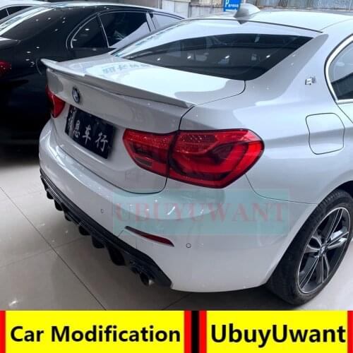UBUYWUANT For BMW F52 1Series M4Style ABS Painted Black White Rear Spoiler Tail Trunk Boot Wing Decoration Car Styling 2017-2020