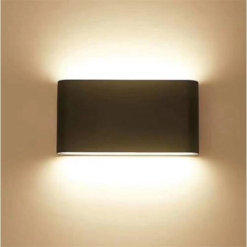 6/12W Outdoor Waterproof LED Wall Lamps Modern Stair Courtyard Villa Balcony Corridor Bedside Wall Light
