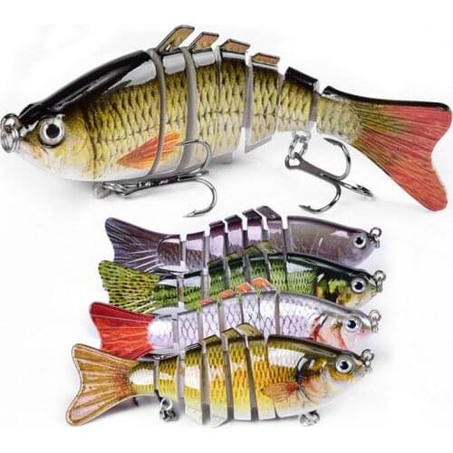 1Pcs Sinking Wobblers Fishing Lures Jointed Crankbait Swimbait Multi Segment Hard Artificial Bait For Fishing Tackle