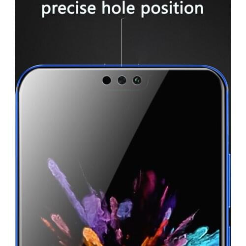 100 pcs a lot Screen Protector Tempered Glass full cover For Huawei Honor 8X Protective Phone Film