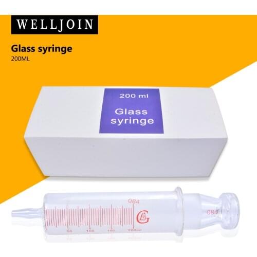 150ml/200ml/250ml/300ml/500ml/1000ml All Glass Syringes Large sausage device Glass sample extractor Glass Injector large caliber
