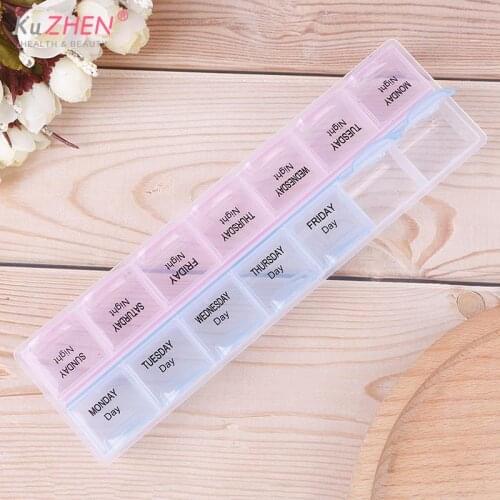 5styles Weekly Pill Box 7 Days Pill Medicine Box Weekly Tablet Holder Storage Organizer Container Case Pill Box Splitters