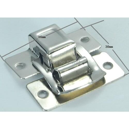 50pcs 34*30MM steel with nickel coating packing box latch hasp