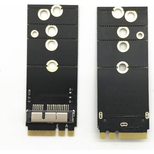 BCM94360CS2 BCM943224PCIEBT2 BCM94331CSAX BCM94331CD BCM94360CS BCM943602CS Wireless Card to NGFF M.2 Key A/E Adapter for Mac OS