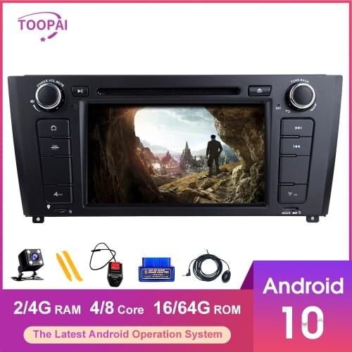 TOOPAI For BMW I20 1 E88 E82 E81 E87 2004-2011 Auto Radio Stereo Head Unit GPS Navigation Car Multimedia Player 1din DVD CD IPS