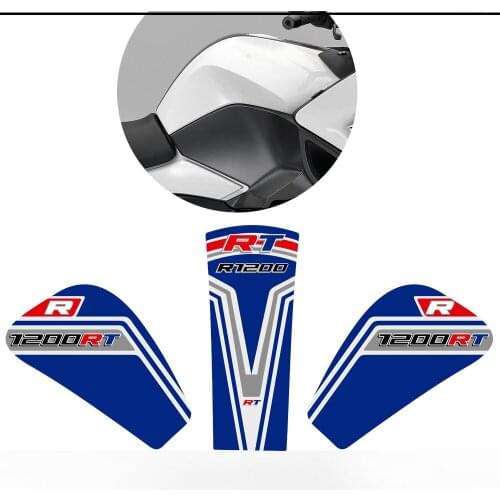 For BMW R1200RT R 1200 RT Tail Panniers Luggage Case Trunk Knee Tank Pad Protection Fairing Fender Stickers Emblem Badge Logo