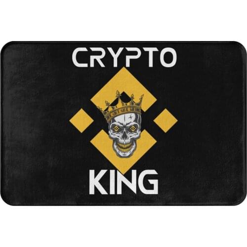 Binance Coin Crypto Miners Anti-Slip Doormat Bath Mat King Floor Carpet Welcome Rug Home Decorative