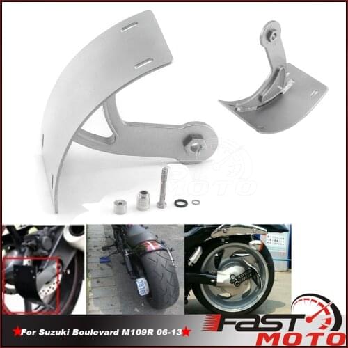 Motorcycle License Plate Rear Tag Holder Bracket Curved Vertical Side Mount For Suzuki Boulevard M109R Permit Plate Bracket
