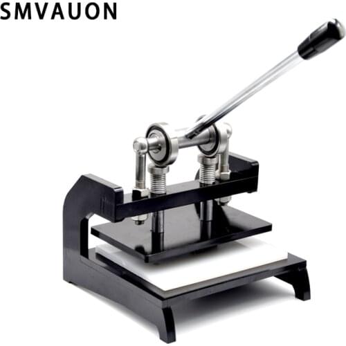 Double Wheel Hand Leather Cutting Machine Mold Cutter New Manual Pressure Machine DIY Leather Cutting Dies Machine