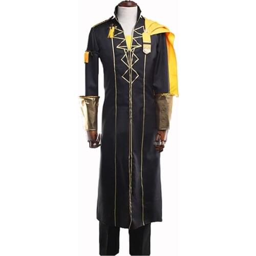 Fire Emblem: Three Houses Claude von Regan Fancy Battle Stage Girls Boys Cosplay Costume Adult Outfit Top+Shirt+Pants+Cloak