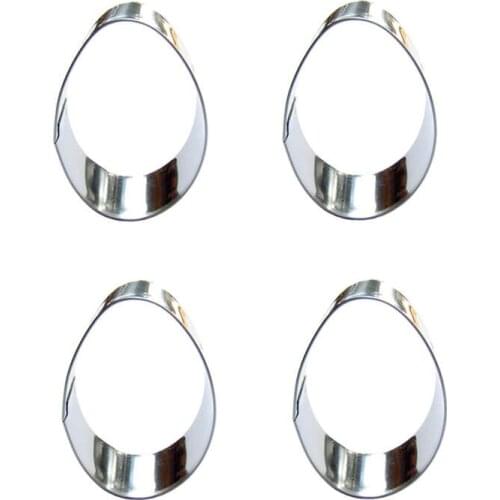 Chickens Egg shape 4 piece biscuit cutting molds, baking tools, cake decorating soft candy tools