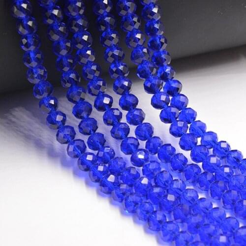 Hot sale Fashion 140pcs loose glass crystal bicone spacer beads 4mm Clear Black Green Blue U pick Colors