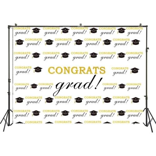 HUAYI Photography Backdrop Birthday Child Photo Background Graduation Season School Party Decor Photo Booth Backdrop W-2290