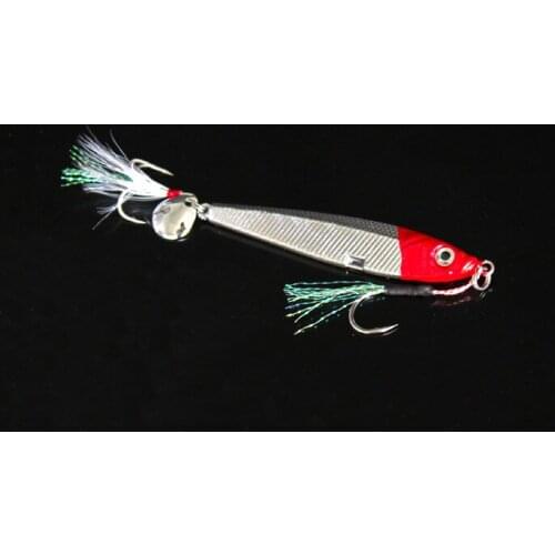 Hot Sale Laser Jigbait Fresh Salt Water Fishing Lure 42g 80g Lead Fish Artificial Baits Jigs Strengthen Blood Groove Hooks