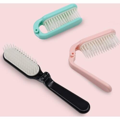 1PCS Fashion Professional Hair Comb With Travel Portable Folding Hair Brush Compact Pocket Size Purse Travel Hair Combs