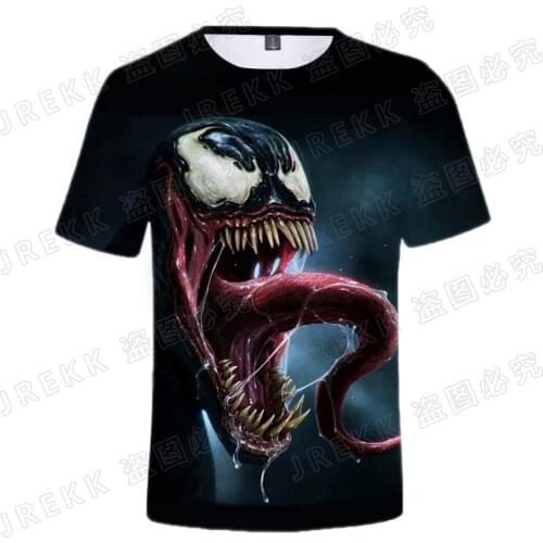 2021 New Venom 3D T shirt Men Women Children Casual Streetwear Boy Girl Kids Printed T-shirt Fashion Summer Cool Tops Tee