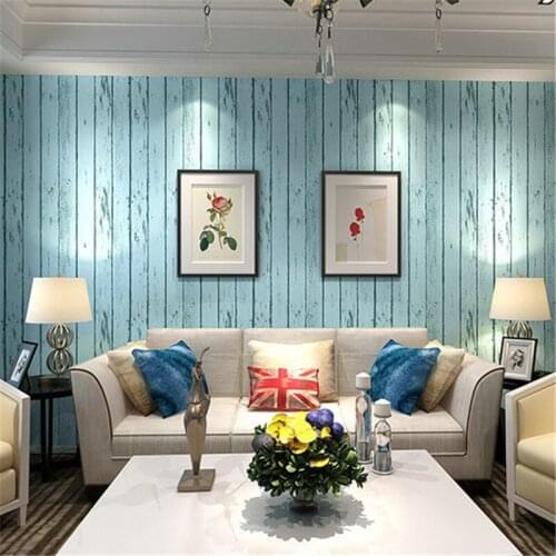 Beibehang Simple Wooden 3DWallpaper for living room Striped Non-woven Wallpaper Roll,papel de parede TV background paper bedroom