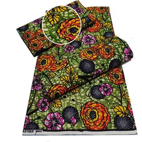 Veritble Gold Wax Original Ankara Print Fabric 100%Cotton Real High Quality Dress Material Fabrics For Dress By The Yard VL 1353