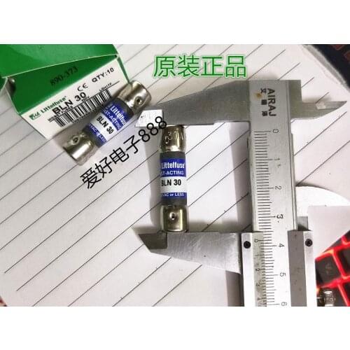 Original new 100% BLN30 10x38 30A 250VAC ceramic fuse