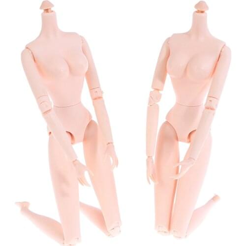 28cm Heigh Ball Joints Naked Body for 30cm Doll 28 Joints Moveable Female Body