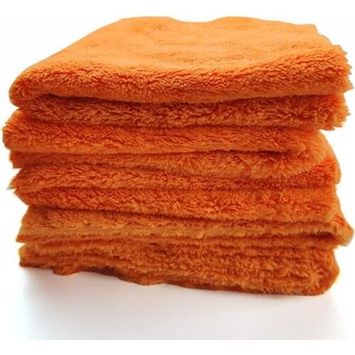 Auto Detailing Microfiber Towel Car Cleaning Drying Cloth Thick Car Washing Rag For Auto Kitchen Car Care Cloth 5 Piece 40x40cm