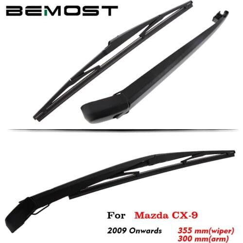 BEMOST Car Rear Windscreen Wiper Arm Blade Rubber For Mazda CX-9 Hatchback 2009 2010 2011 2012 2013 2014 2015 2016 2017 2018