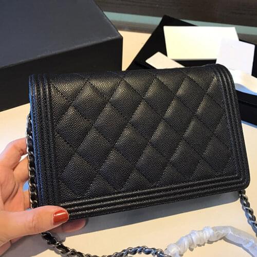 Luxury caviar bag top quality classic women handbags brand designer purse feminina crossbody bags chain mini shoulder bag woc