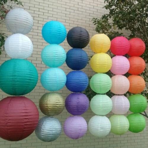 Tiffany blue China Paper Lanterns10-15-20-25-30-35-40cm for Wedding Event Party Decoration Holiday Supplies chinoise papier