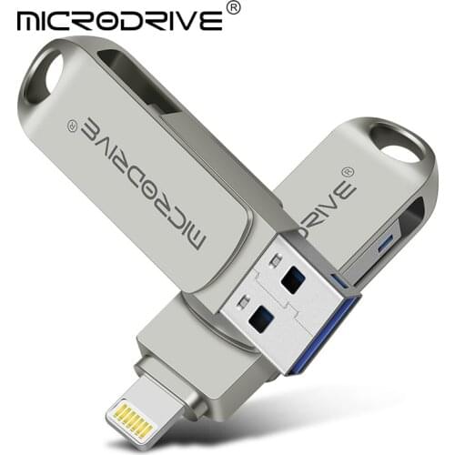 USB Flash Drive 128GB Pen Drive for iPhone X/XR/XS/ 8/7/6/iPad 64GB 32GB 256GB OTG Pendrive USB 3.0 Memory Stick for ios