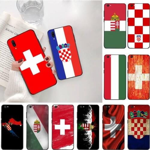 Hungary switzerland croatia flag Phone Case For Vivo Y91c Y17 Y51 Y67 Y55 Y7s Y81S Y19 V17 vivos5