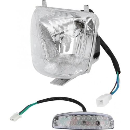 12V Head Rear Tail Light Lamp Dinosaur Style Fit for 50cc 70cc 110cc Quad Dirt Bike ATV motorsiklet aksesuarlari