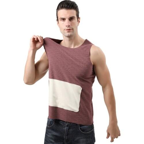 Winter Keep Warm Sleepwear Solid Sleeveless Homewear Plus Size 3XL-8XL Home Clothes Loose Nightshirt Oversize Men Night Wear