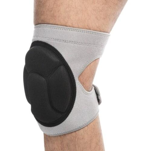 1 Pair Protective Knee Pads Nylon Sports Fitness Kneepad Anti-fall Anti-collision Honeycomb Sports Elastic Knee Protector Brace