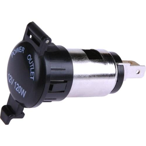 12V Waterproof Car Auto Motorcycle Cigarette Lighter Power Plug Socket Outlet for Motorcycle Boat Mower Tractor