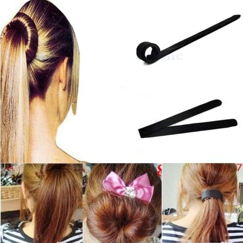 2 pcs/lot New Fashion French Style Hair Roller Curler Bum Maker Magic Hair Styling Tool