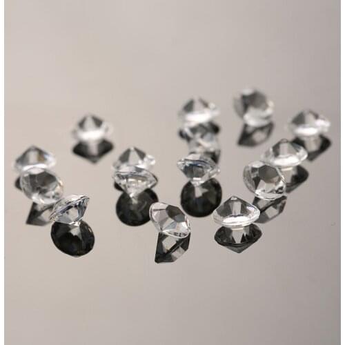 6mm 5000pcs Glasses Beads Wedding Party Table Scatter Decorations Diamond Crystal Rhinestone Acrylic Festival Marriage Ornaments