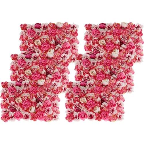 6x Faux Silk Rose Wall Wedding Flower Arrangement Bridal Party Venue Decors