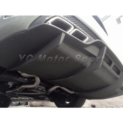 Car Accessories FRP Fiber Glass PSM Style Rear Diffuser Fit For 2015-2016 MB W205 C63 Rear Bumper Underboard