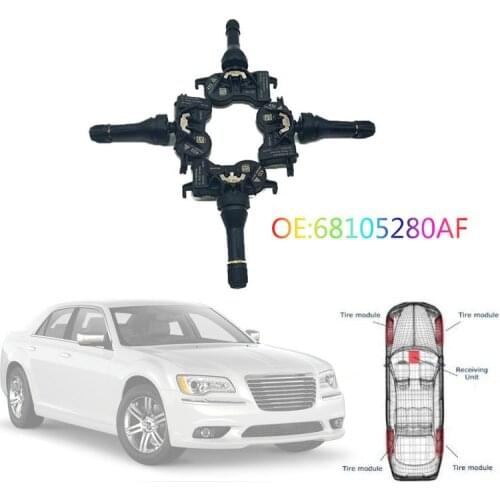 Tire Pressure Sensor 433Mhz 68193586AC 68105280AD 68105280AF TPMS For DODGE JEEP CHRYSLER FLAT
