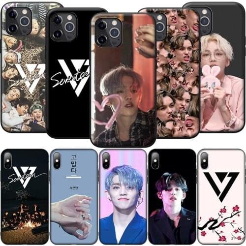GX208 S Coups Seventeen jeonghan Silicone Soft Case for iPhone 12 Mini 11 Pro XS Max XR X 8 7 6 6S Plus 5 5S SE 2020