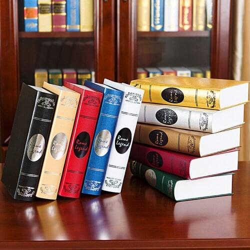 4pc European Jingmei Rome legend simulation Fake wall bookcase study background Book book decoration