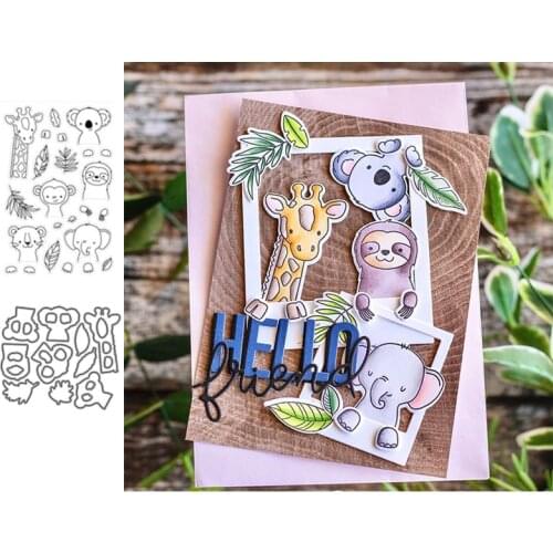 Animal Metal Cutting Dies for Scrapbooking Handmade Tools Mold Cut Stencil New 2021 DIY Card Make Mould Model Craft Decoration