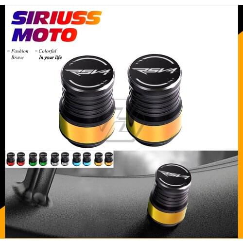 Motorcycle Accessories Wheel Tire Valve Caps Covers Case for Aprilia RSV4 RR RF
