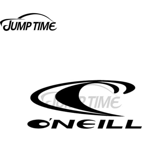 JumpTime 13 x 3.3cm For ONEILL Trend Surfing Decal Windshield Windows Cartoon Car Stickers Motorcycle Waterproof Car Assessoires