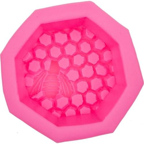 Insects 3D Bee Honeycom DIY Cake Decorating Tools Silicone Fondant Baking Mold Cake Cupcake Mold Chocolate Mould F0591