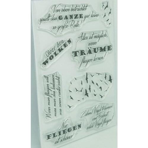 German Clear Stamp Or stamp for DIY Scrapbooking/Card Making/Kids Fun Decoration Supplies A2246